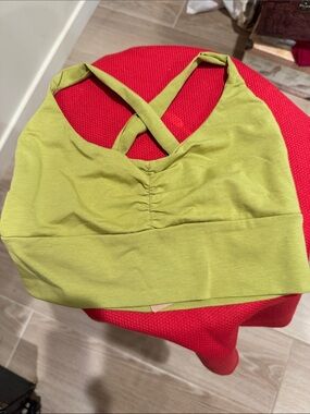 Women's Lime Green Crossback Bralette